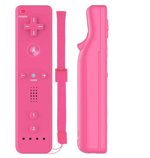 Manette Wiimote rose pour Nintendo Wii et Wii U /WII MINI -QUMOX® - Manette  - Achat & prix | fnac