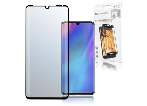 Protecteur d'Écran Huawei P30 Pro 4smarts Curved Glass - Noir