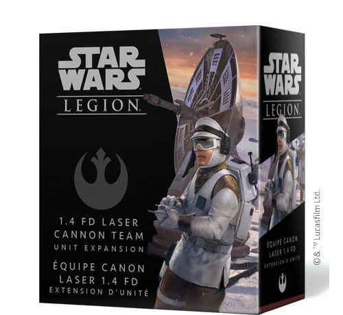 Fantasy Flight Games Star Wars Légion - 14 - Équipe Canon Laser 1.4 Fd/1.4 Fd Laser Cannon Team