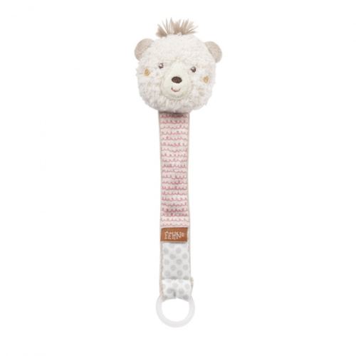 Fehn collier sucette Pérou ours 21 cm beige