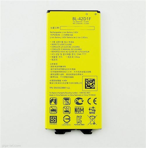 Batterie Pour LG G5/G5 Se BL-42D1F H840/H850/H860/H860N Nouveau 