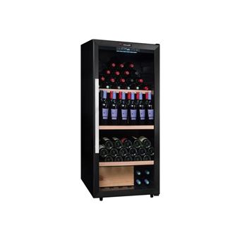 Climadiff Premium CPW160B1 - Cave à vin - pose libre - largeur : 59.5 cm - profondeur : 70 cm - hauteur : 129.4 cm - 309 litres - classe G - noir