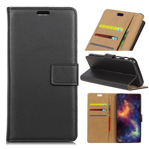 Etui en PU flip couleur noir pour votre Motorola One Power/P30 Note