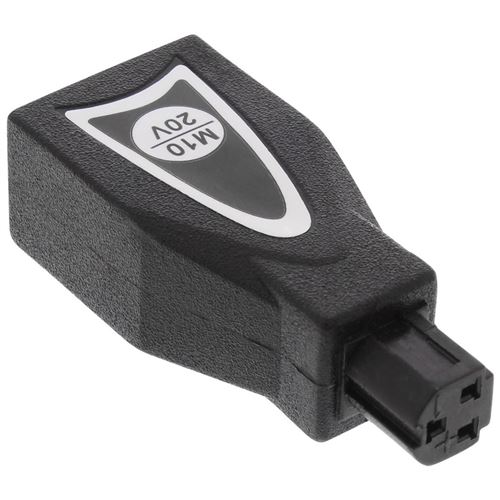 InLine® Switch Plug M10 (20V) pour alimentation universelle 90W / 120 W noir