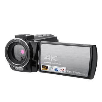 103€62 sur DV Caméra vidéo numérique 3.0'' HDR-AE8 4X HD écran tactile 16X  WIFI Vision Nocturne - Caméscope - Achat & prix