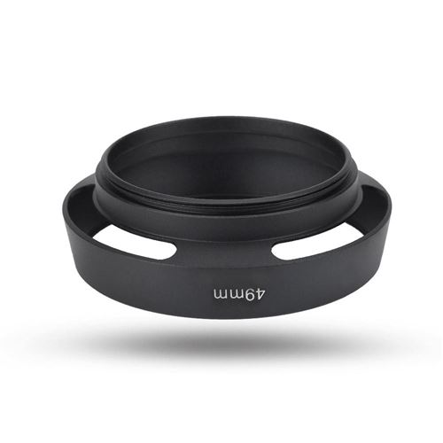 Capuchon D'Objectif De Caméra Ventilé En Métal Léger Avec Accessoire De Capuchon (49 Mm)