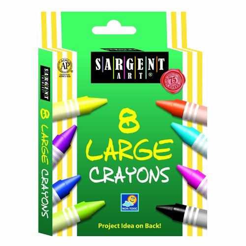Sargent Art Crayons Jumbo (paquet de 8)