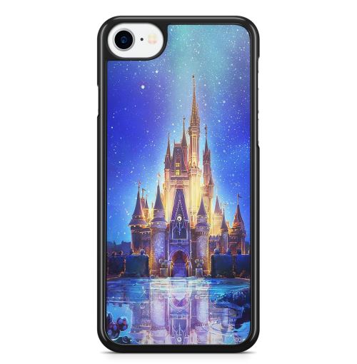 Coque Fifrelin Noire pour iPhone XR Disneyland Chateau Castle