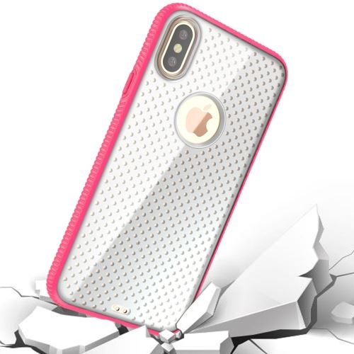 iPhone X Coque Protection TPU Magenta Basket ball ALS48307