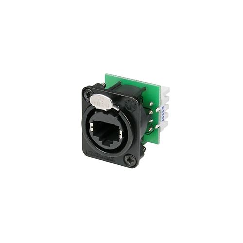 Neutrik NE8FDV-YK-B RJ45 Embase plaqué chrome
