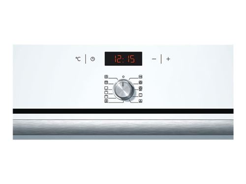 Bosch Serie 6 HBA74S320E - Four - intégrable - niche - largeur : 56 cm - profondeur : 55 cm - hauteur : 57.5 cm - avec système auto-nettoyant - classe A - blanc cristal