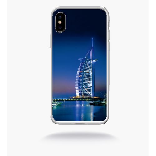 Coque Dubai Compatible Apple Iphone X Bord Transparent