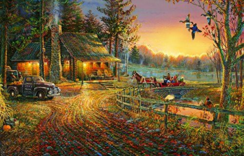 Autumn ride 1000 pc Jigsaw Puzzle -Autumn Season Farm theme- by SunsOut