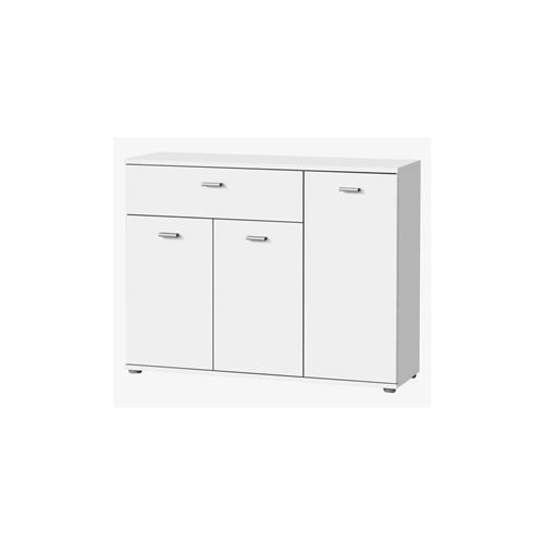 DIXI Buffet bas contemporain blanc - L 90 cm