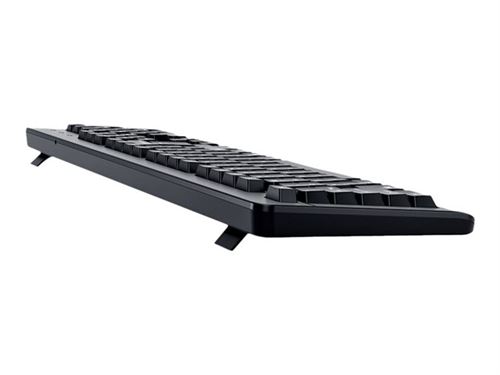 Genius KMS-U130 USB Noir Clavier - claviers (Standard, avec Fil, USB, Clavier à Membrane, Noir, Souris Incluse)