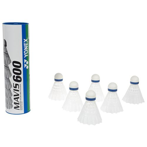 Volant De Badminton En Plastique Yonex Mavis 600 X 6 - Blanc - YONEX