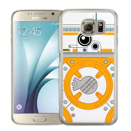 Coque pour Samsung Galaxy S7 star wars bb8 minimalist