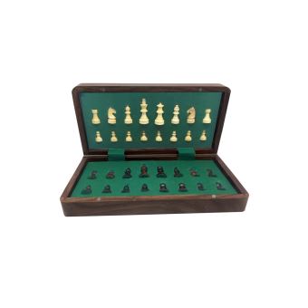 Échiquier En Bois Massif – Jeu D’échecs – Fabriqué En France – Chêne Et Médium