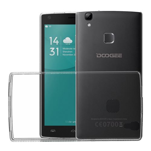 Coque TPU Silicone Gel Souple Ultra Fine pour DOOGEE X5 Max/ X5 Max Pro 5.0 - TRANSPARENT