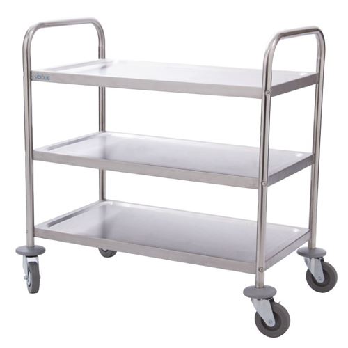 Vogue - Chariot inox 3 niveaux