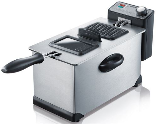 Severin Fr 2431 - Friteuse - 2 Kwatt - Inox Brossé