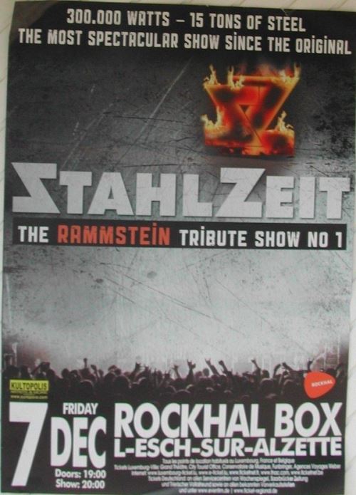 STAHL ZEIT - 84x120 cm - AFFICHE / POSTER