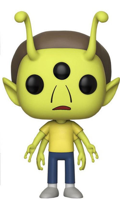 Figurine Funko Pop! N°338 - Rick & Morty - Alien Head Morty ECCC 2018 - Exclusivité Micromania-Zing