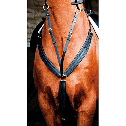 T De T Noir Collier De Chasse Pour Cheval - Image 3