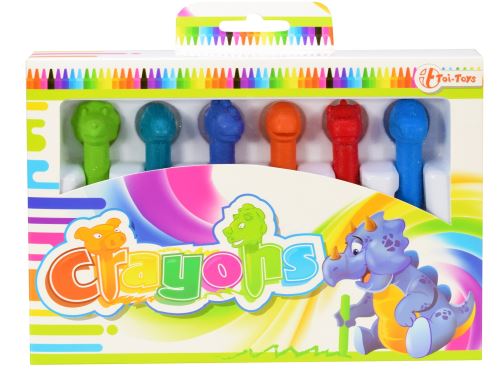 Toi-Toys crayons de cire 6-pièces