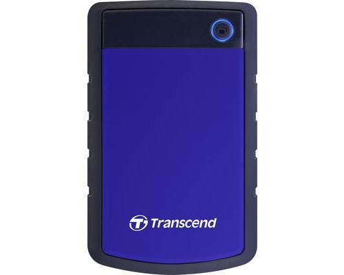 Transcend Bleu Marine Storejet 25H3 - Disque Dur - 4 To - Externe (Portable) - 2.5" - Usb 3.1 Gen 1 - Aes 256 Bits - Image 1