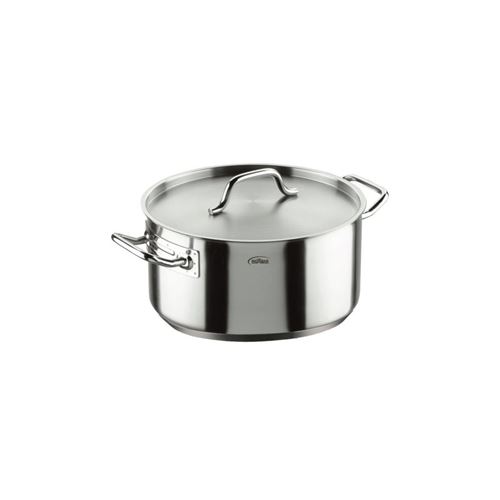 Inoxibar Braisiere Ligne Professionnelle En Inox - O 28 Cm - 11 L - Gris - Tous Feux Dont Induction