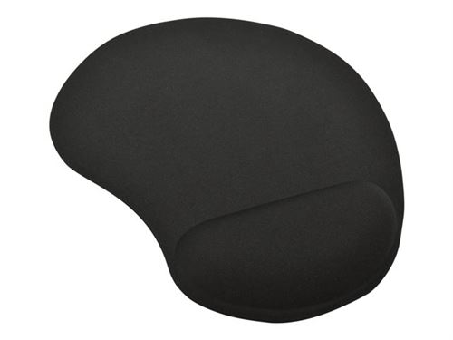  Ednet Gel Mouse Pad - Tapis de souris avec repose-poignets - noir 