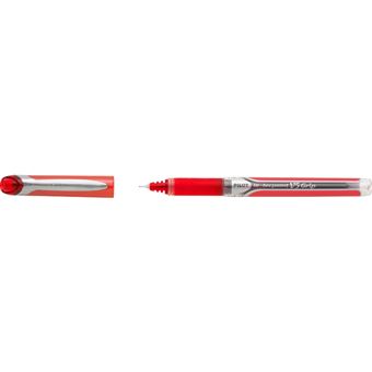 Roller Pilot V5 Grip pointe aiguille Rouge avec grip - 1