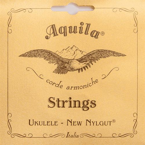 Aquila 19U Newnylgut Jeu Ukulélé Ténor 8 Cordes, Gg-Cc-Ee-A, Cordes Pour Ukulélé