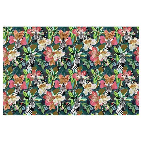 Papier peint adhésif Tahiti - 250 x 50 cm - Multicolore
