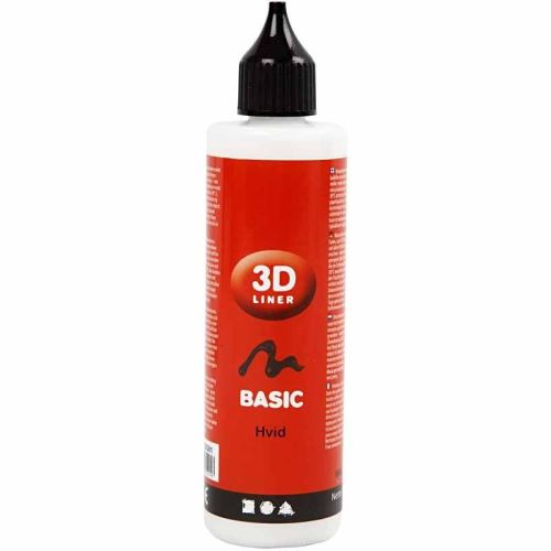 Creotime 3D liner 100 ml blanc