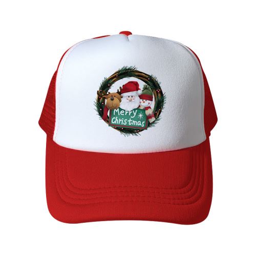 Casquette Chapeau de noël pour Enfant Unisexe - Rouge&Blanc #16