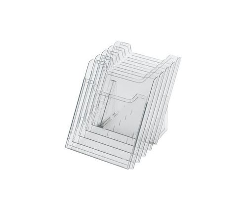 Exacompta Transparent Porte-Brochures Mural, A4 Portrait,