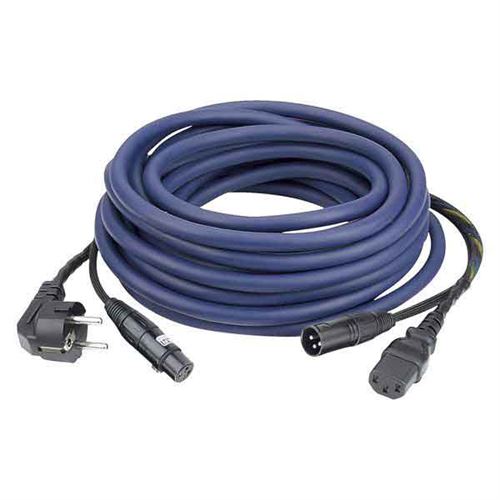 DAP FP0820 câble Schuko & XLR femelle - IEC F & XLR mâle 20 m