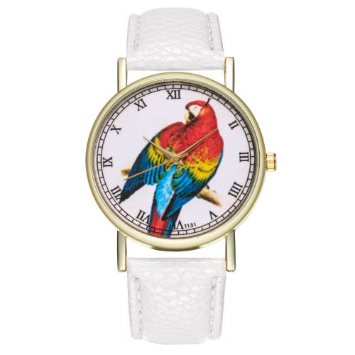 Nouveau bracelet en cuir Montres pour hommes et femmes à la mode Montre à quartz Montres pour hommes et femmes T131-Ablanc