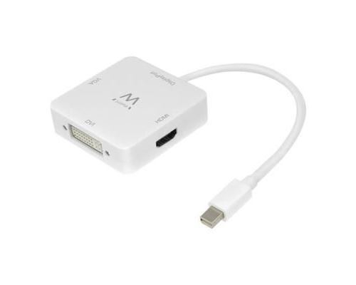 Ewent EW9863 Adaptateur vidéo externe Mini DisplayPort DVI, HDMI, VGA blanc