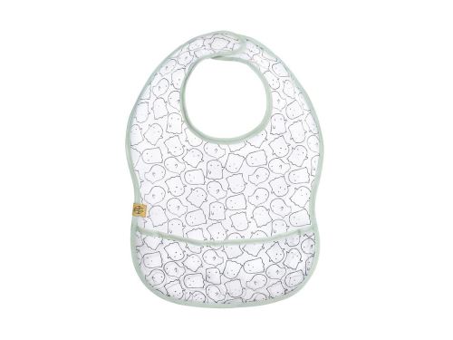 Bavoirs plastifiés avec poche Little Spookies olive
