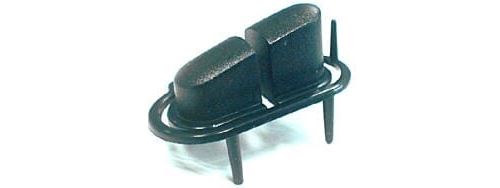 Touche droite noire pour Expresso Krups