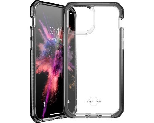 Coque semi-rigide Itskins Spectrum pour iPhone 11 noire fumé