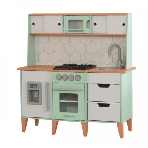 Cuisine enfant en bois Mid-Century