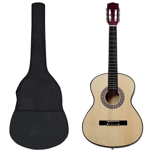 vidaXL Ensemble de guitare classique pour débutants 8 pcs 3/4 36