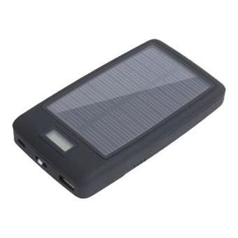 A-Solar AM111 Quartz - Chargeur solaire - Li-Ion - 1800 mAh (USB) - noir mat