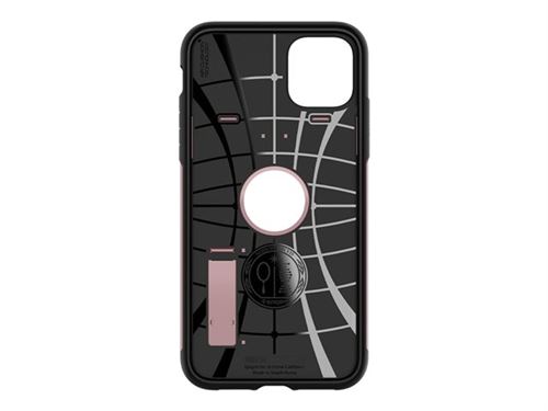 Spigen Slim Armor - Achterzijde behuizing voor mobiele telefoon - polycarbonaat, thermoplastic polyurethaan (TPU) - rosegoud - voor Apple iPhone 11