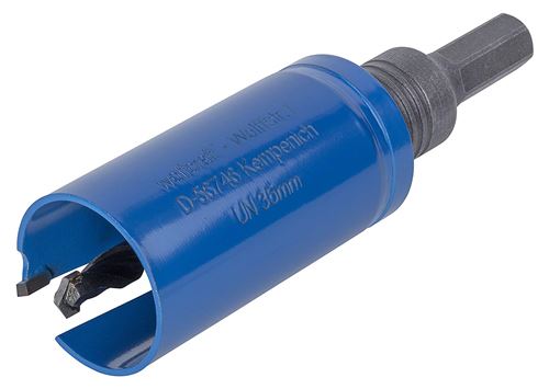 Wolfcraft - 1 tr&eacute;pan plug & play multi-mat&eacute;riaux en carbure de tungestene - p60 &oslash; 35