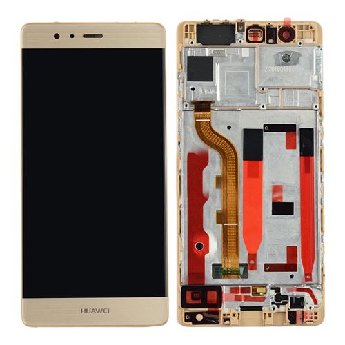 Ecran tactile + LCD doré avec châssis de remplacement pour Huawei Ascend P9 5,2 pouces (EVA-L09 / EVA-L19 / EVA-AL00)